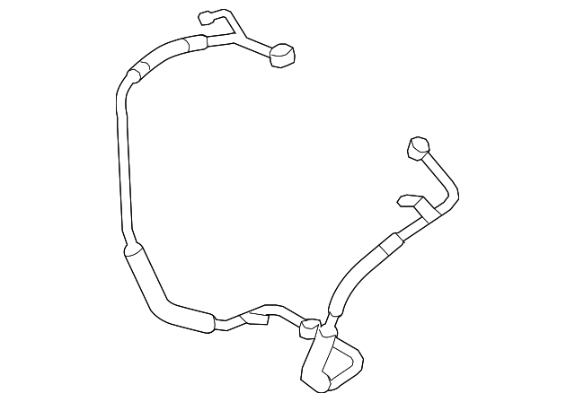 Oil Outlet Tube - BMW (11-42-7-599-233)