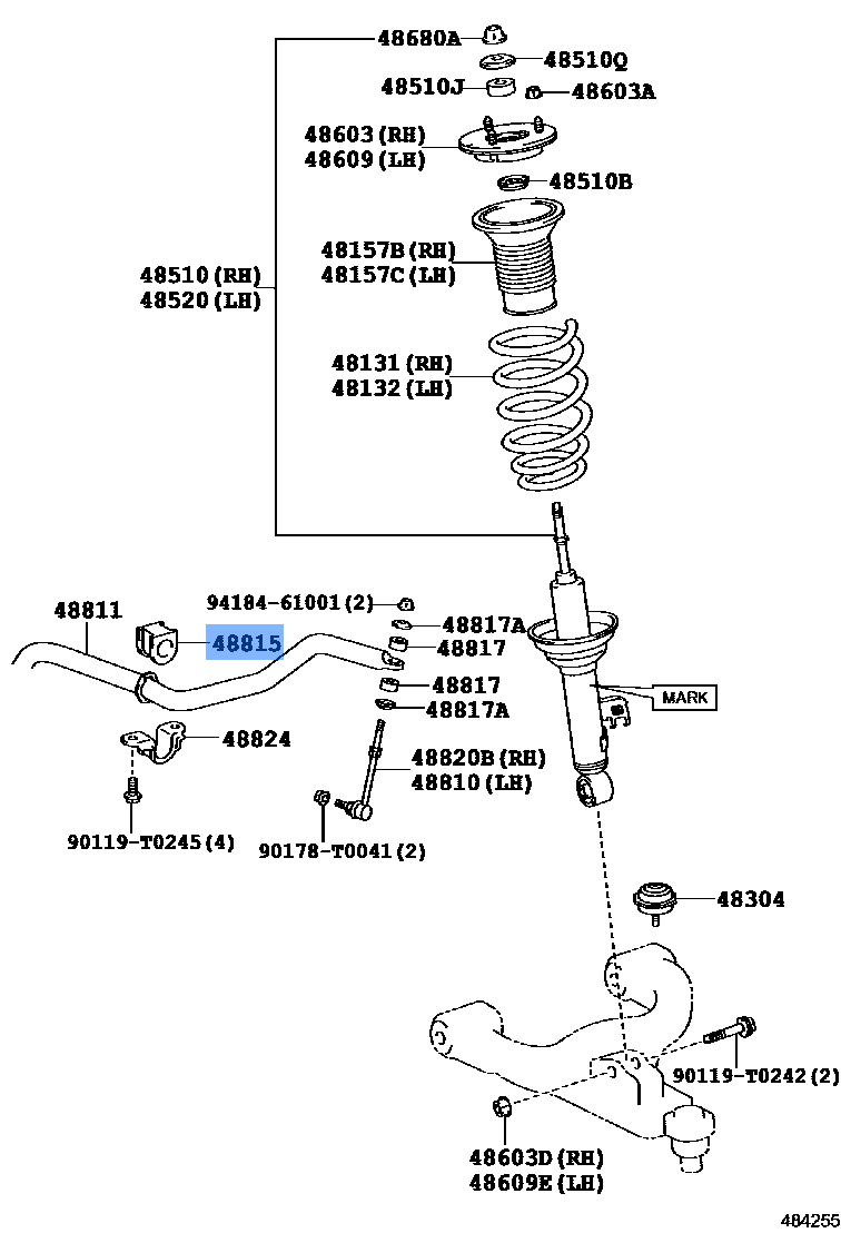 Bush Stabilizer -48815-0K020