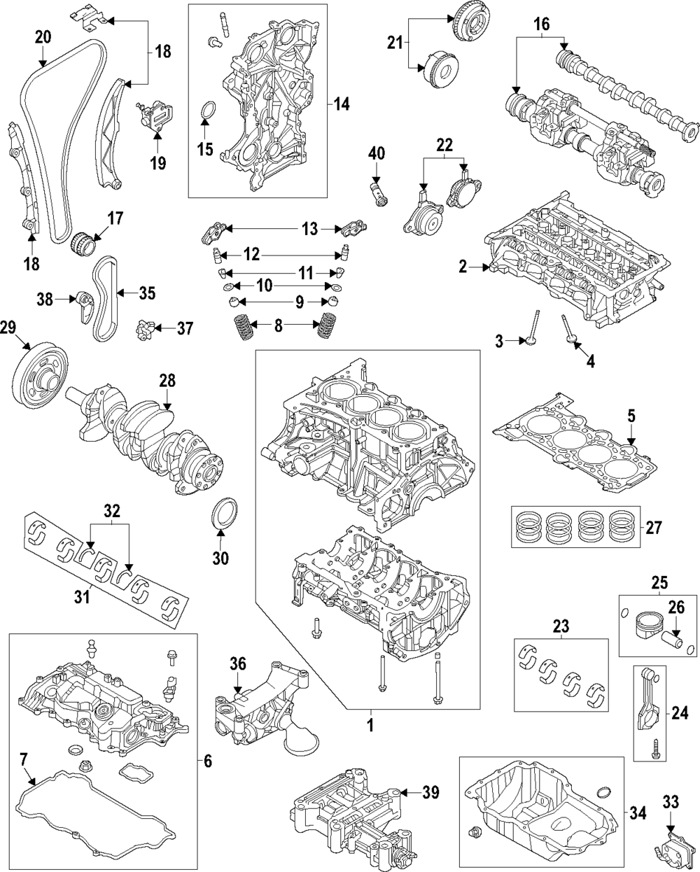 Metal Set,Main Brg.
