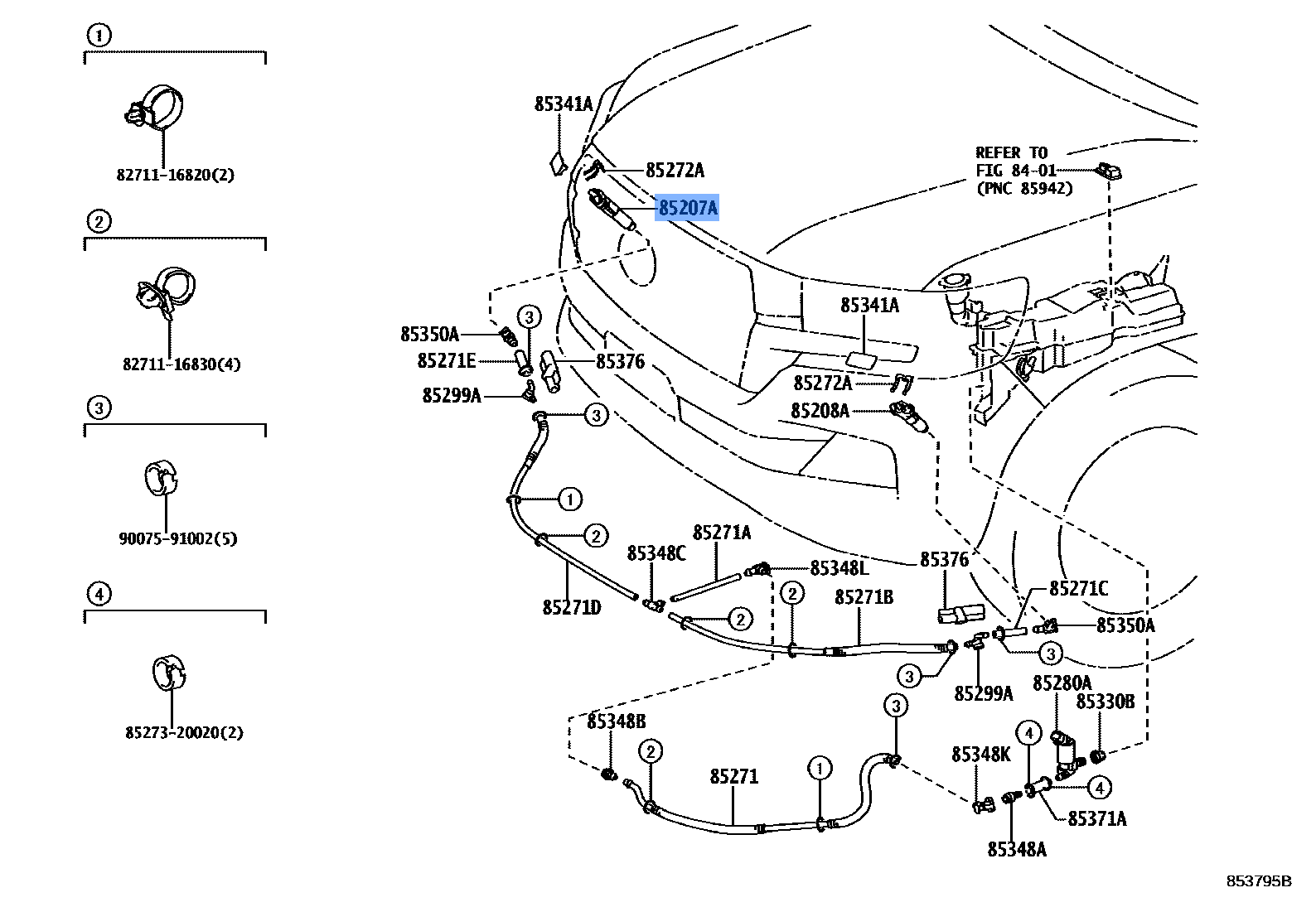 Motor Assy, Windshield Nozzle