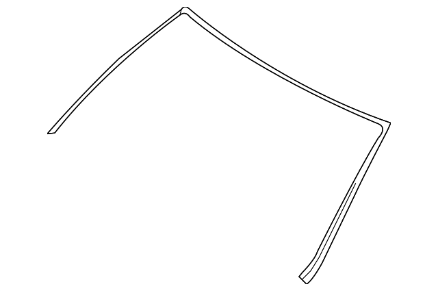 Genuine BMW Windshield Moulding 51317150646 for E9X 3-Series Convertible Models