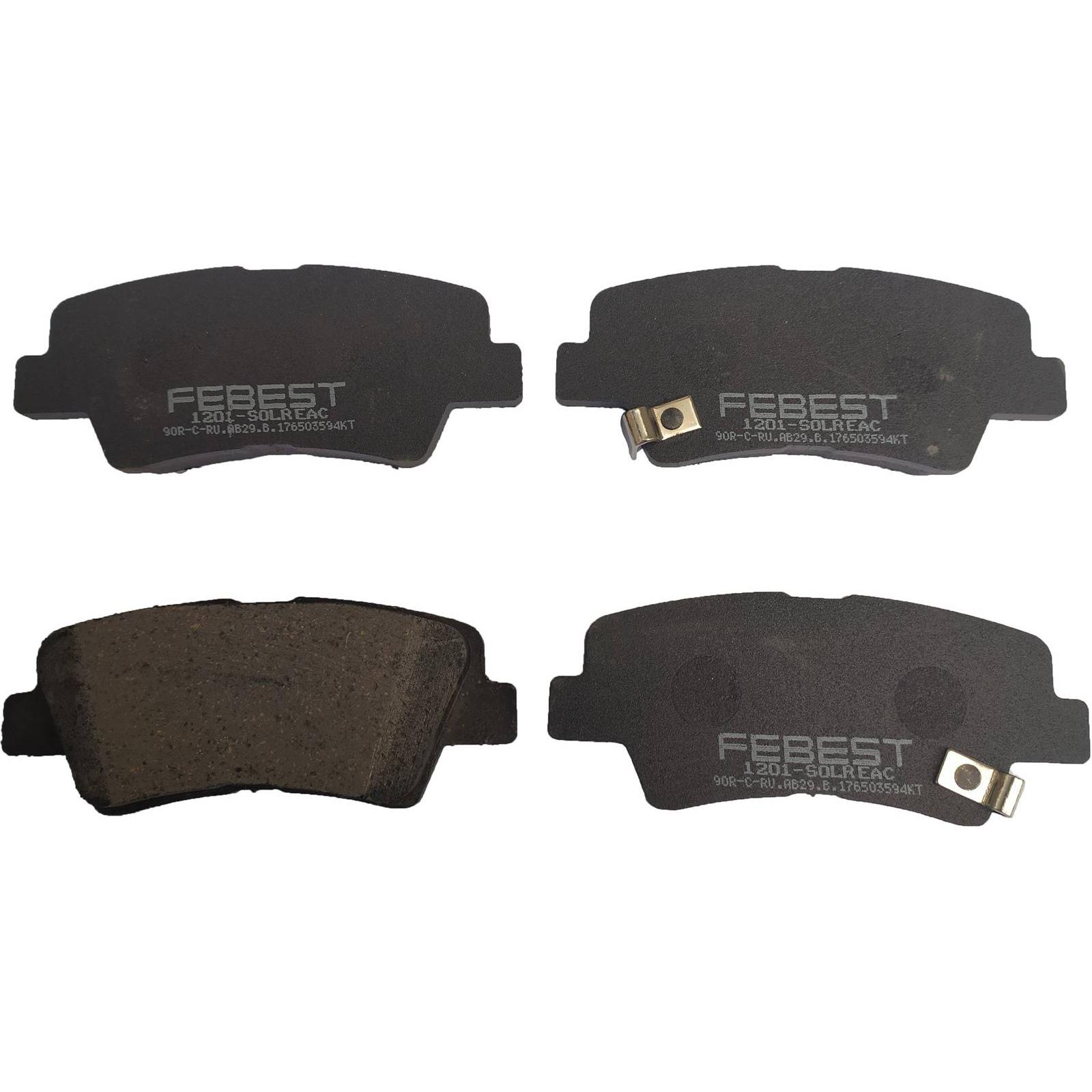 Pad kit, disc brake, rear