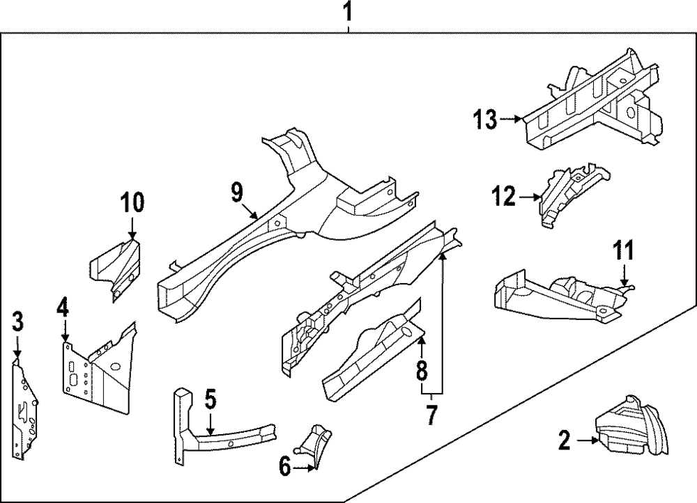 Member Assy-Side,Front Rh