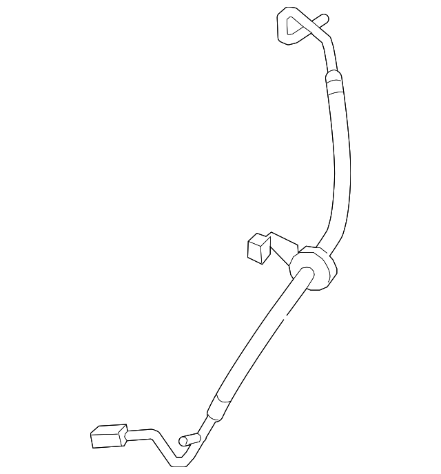 A/C Refrigerant Suction Hose - BMW (64-53-9-242-079)