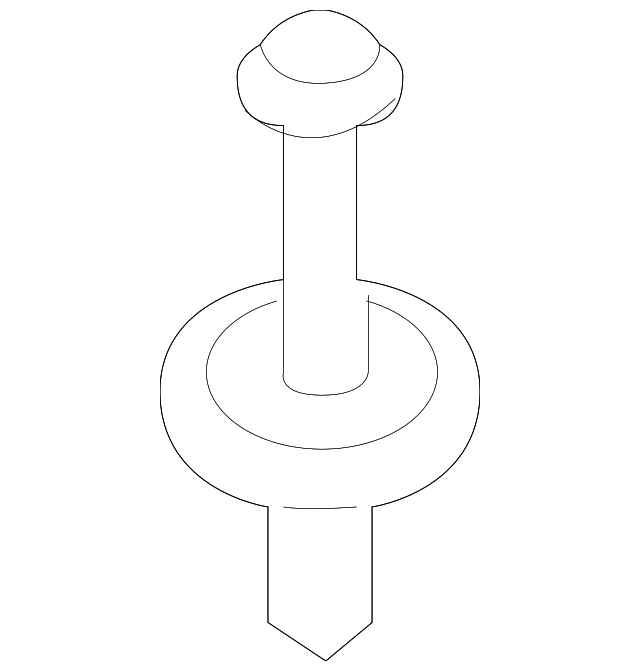 Rocker Molding Rivet - BMW (51-71-8-259-788)