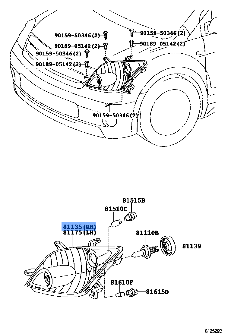 Head Lamp Unit Assy