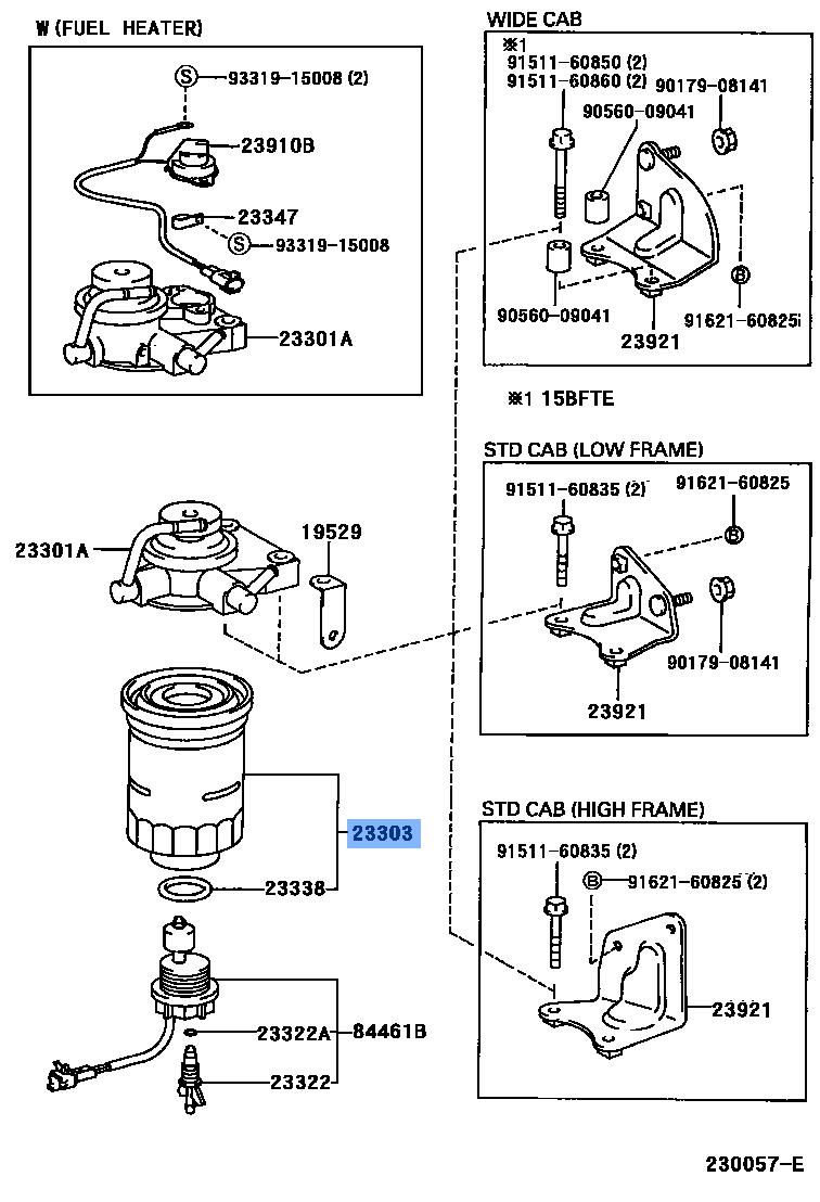 TOYOTA 04234-48012 Fuel Filter