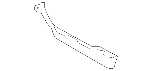 Genuine BMW Passenger Right Fender Deflector 51717027446