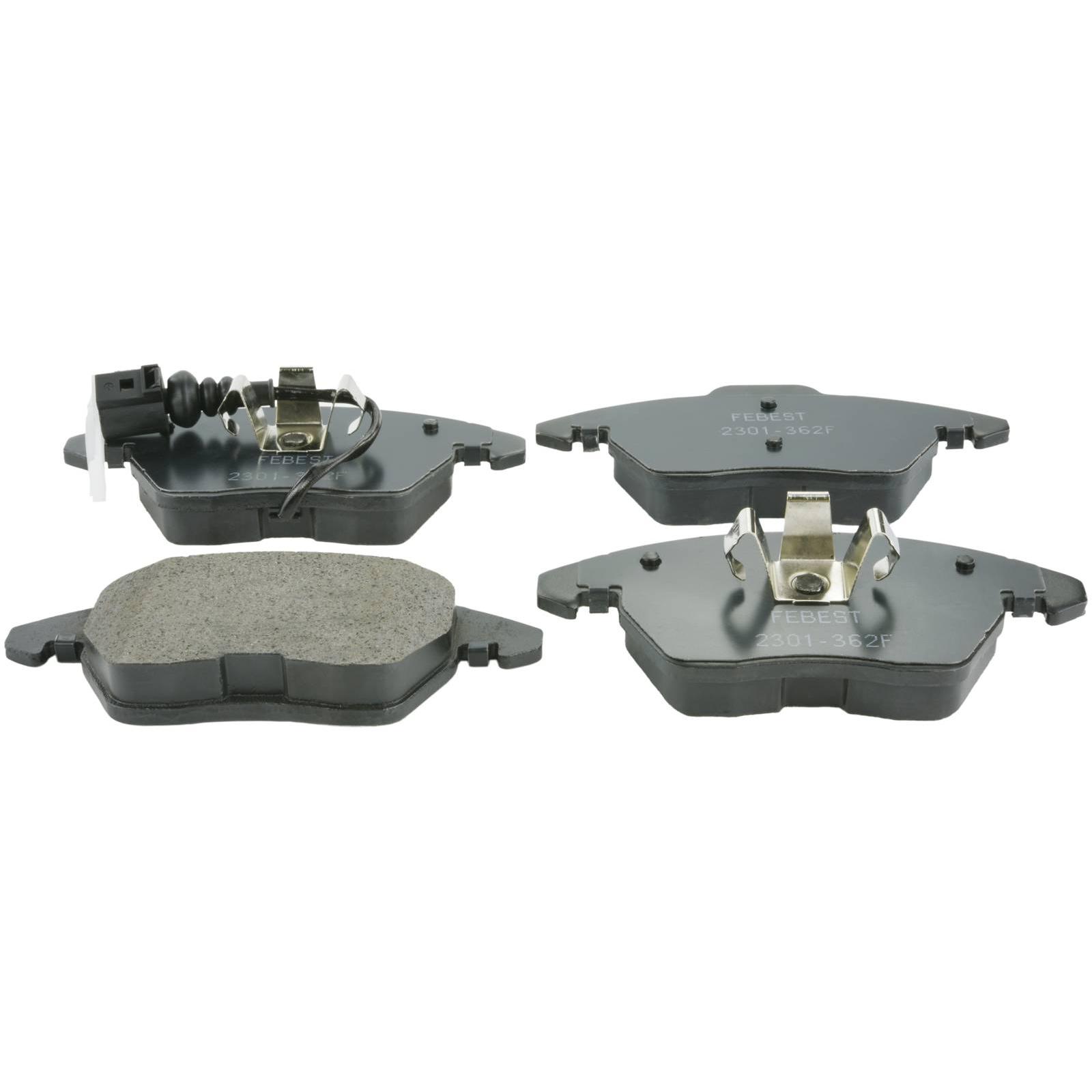 pad kit, disc brake, front (with wear sensor)