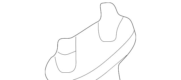 Sun Visor Bracket Clip Hellbeige - BMW (E46, E46 M3) - 51168243575