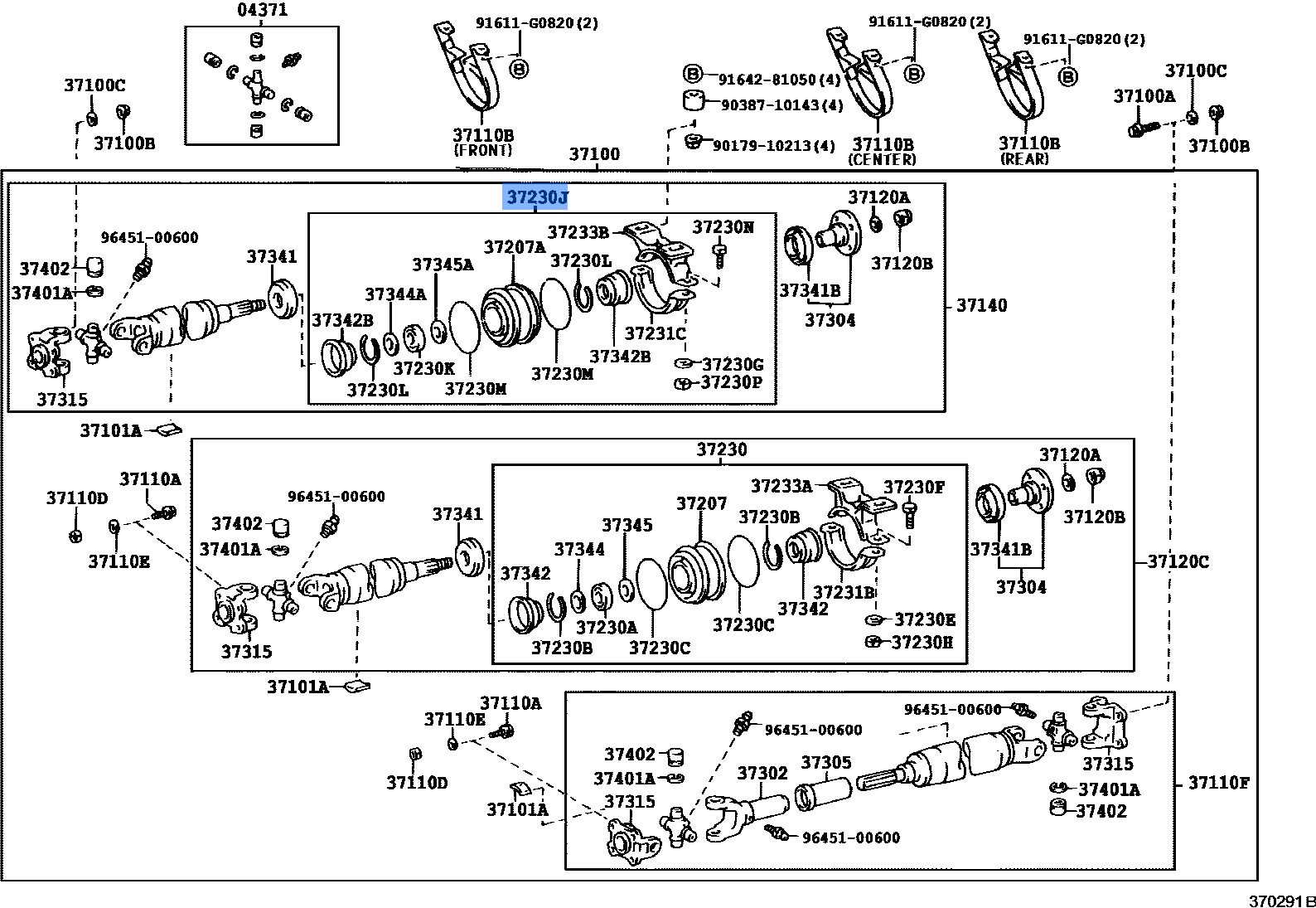 Center Joint Bearing
