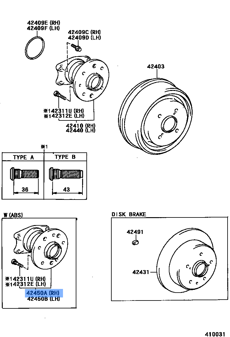 Hub & Bearing Assy