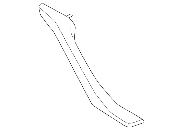 BMW 5 Series F10 Red Brown Interior Door Panel Handle Pull Trim Cover Left