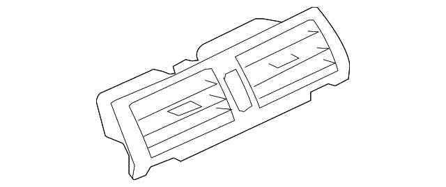 BMW E70/E71/E72 Fresh Air Grille Center 64226958654