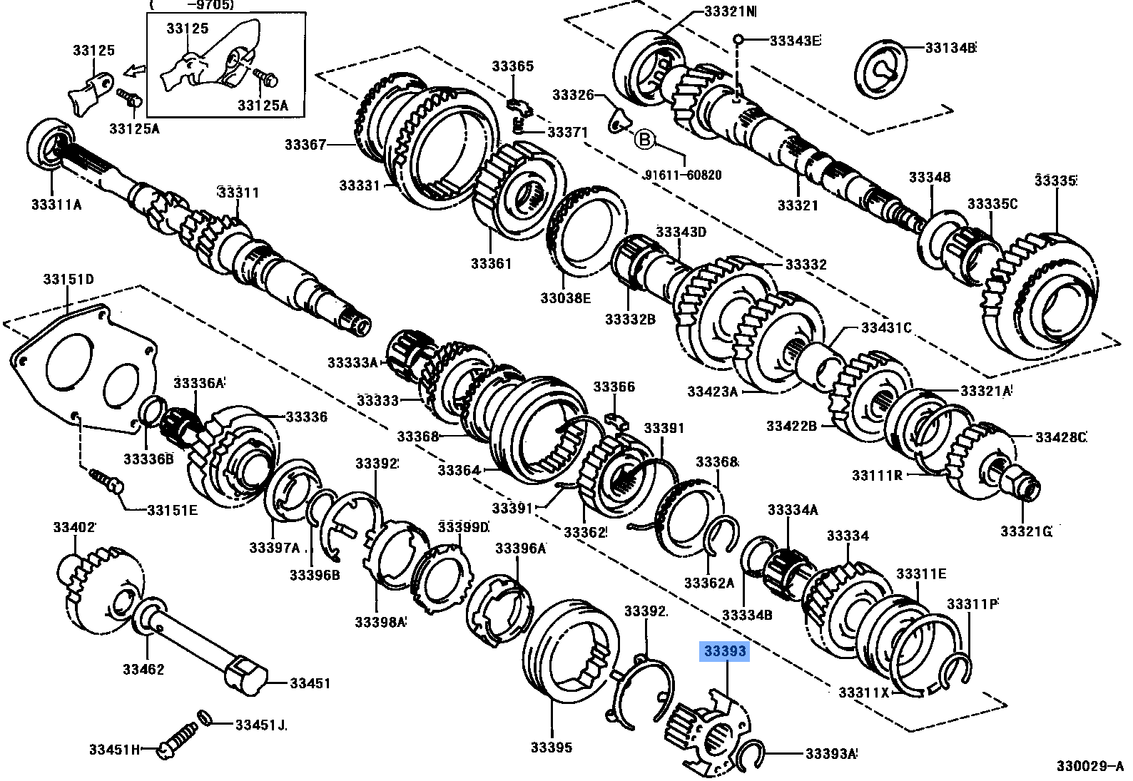TOYOTA 33393-42010 Genuine Hub, Transmission Clutch No. 3