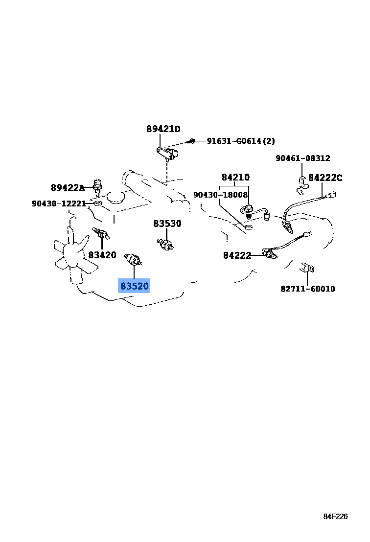 Sensor Assy, Oil Pressure