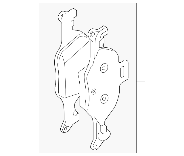 Disc Brake Pad Set - BMW (34-11-6-883-469)