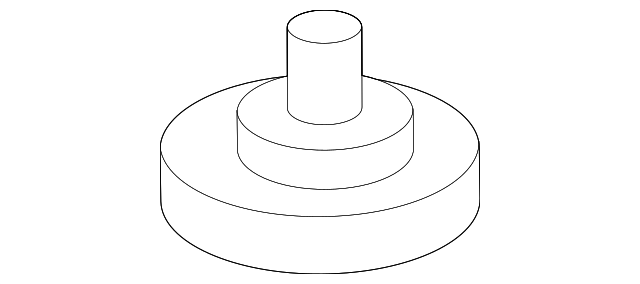BMW Rear Shock Strut Guide Support Lower