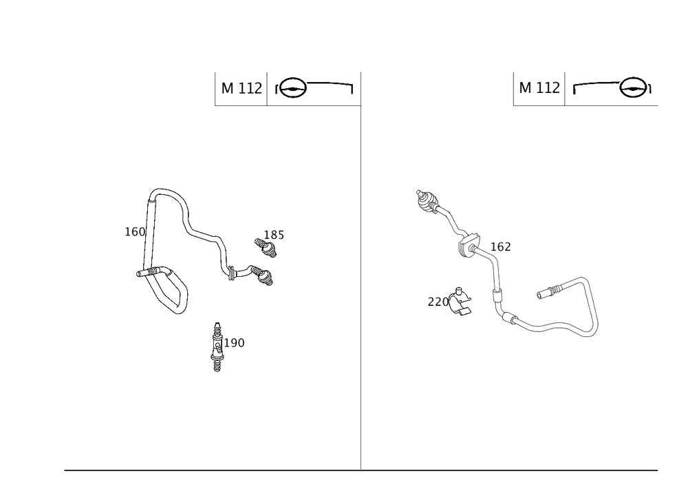 Servo Hose Db W203,W209