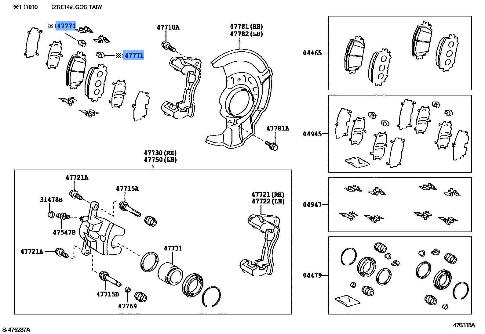 Attachment,Pad-Rear