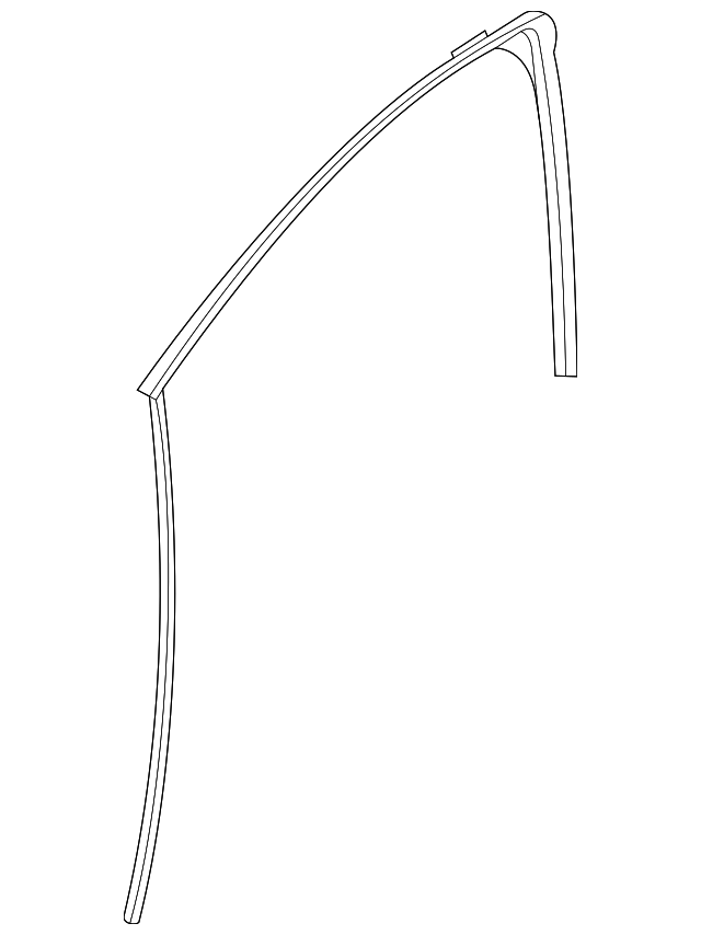 Glass Run Rubber-Front Do