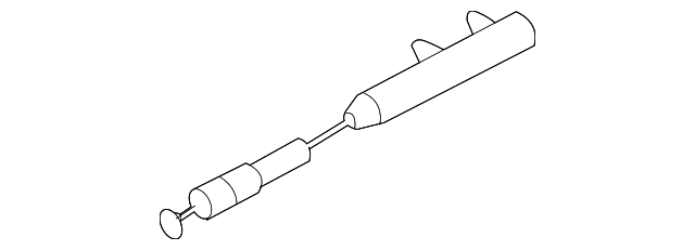 Genuine OEM Front Hood Release Cable for BMW 51238240608 (E65 E66)