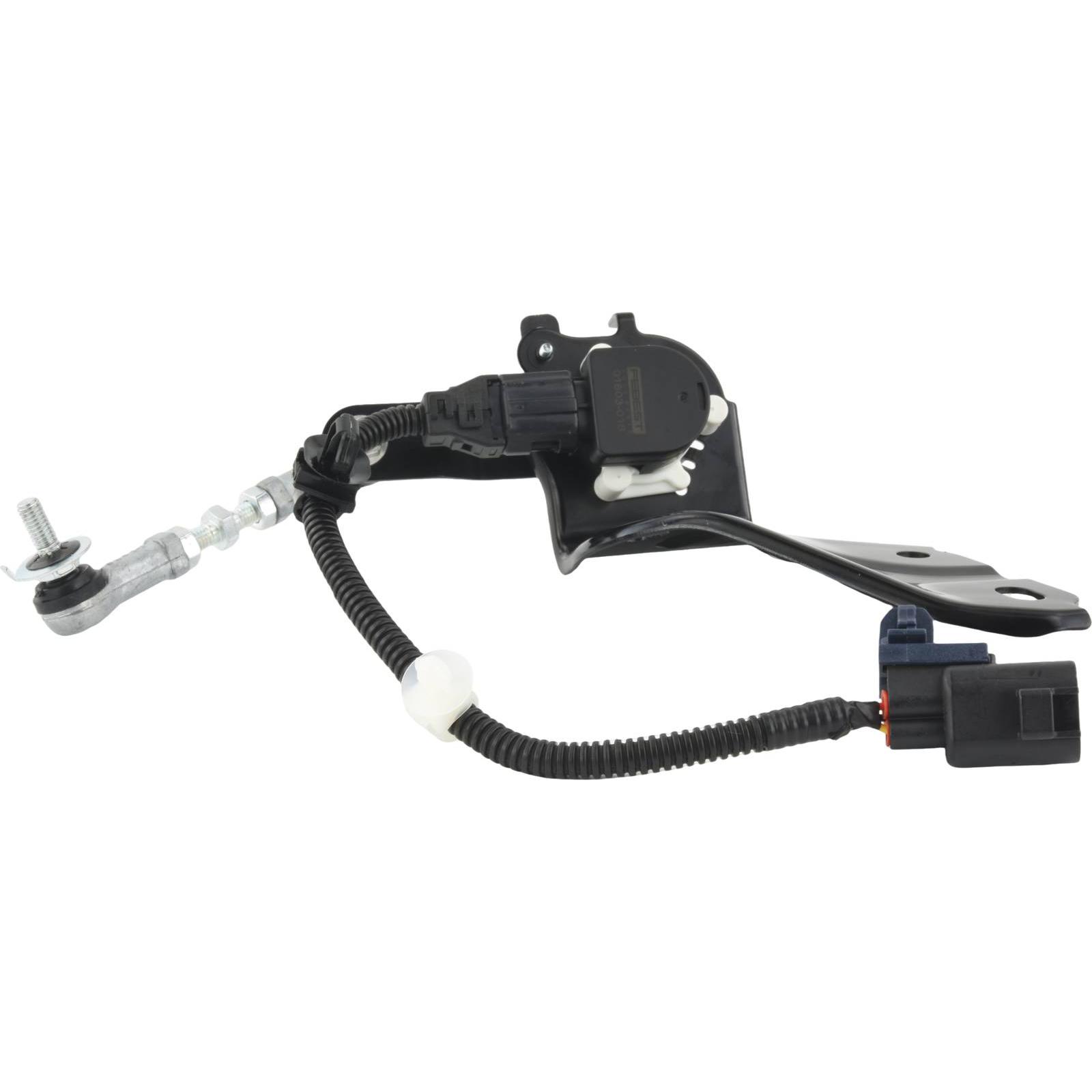 level sensor, rear left (with link, with bracket, with wiring)