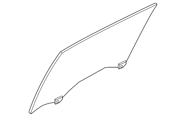 Glass Assy-Rear Door Wind