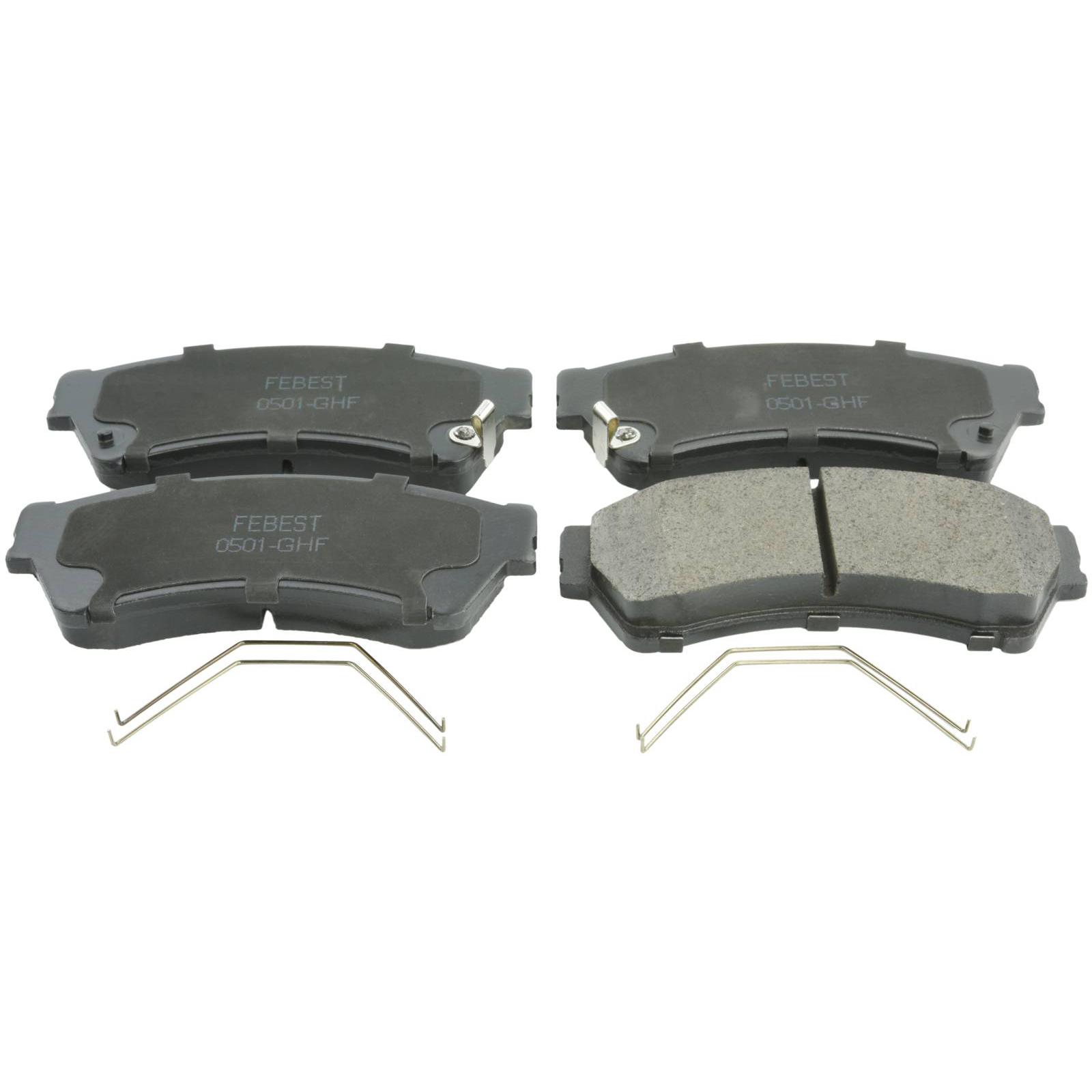 pad kit, disc brake, front - kit (with anti squeal shim)