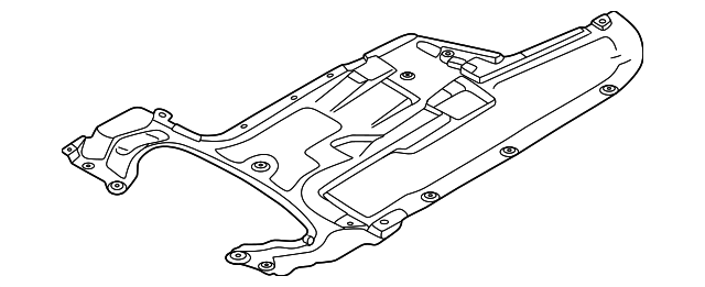 Engine Splash Shield Center Under Cover - BMW 528i 535i F10 2010-2016