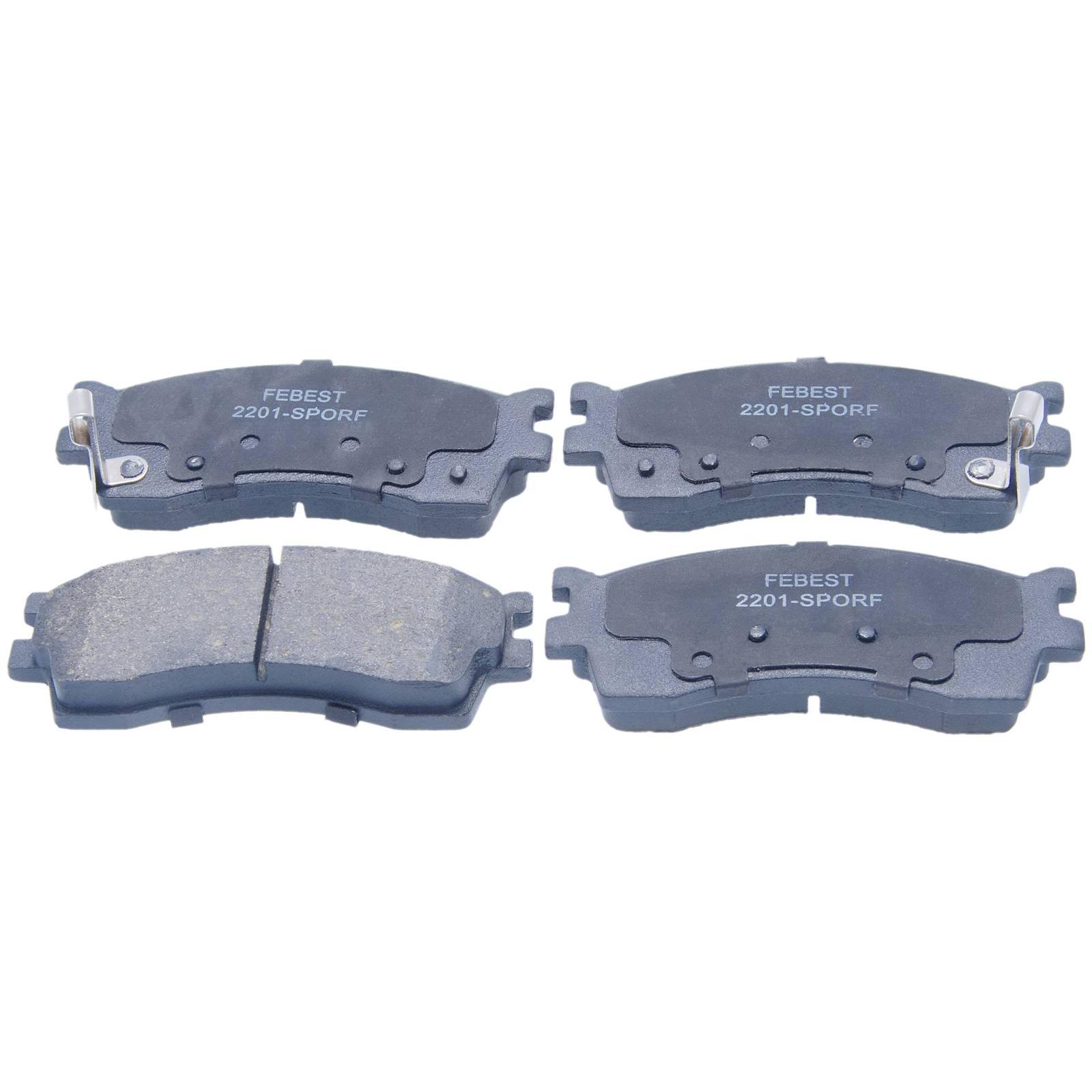 pad kit, disc brake, front (with anti squeal shim)