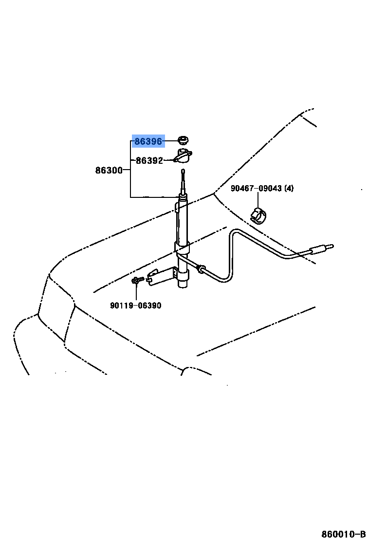 Antenna Nut