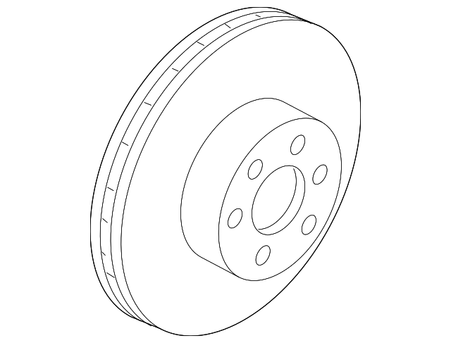 Nissan Genuine 43206-1LB0A Rear Brake Disc Fits Sunny