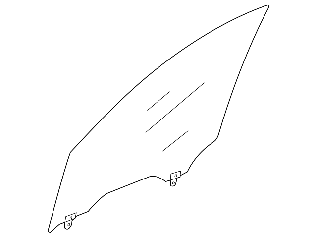 Glass Assy-Front Door Win