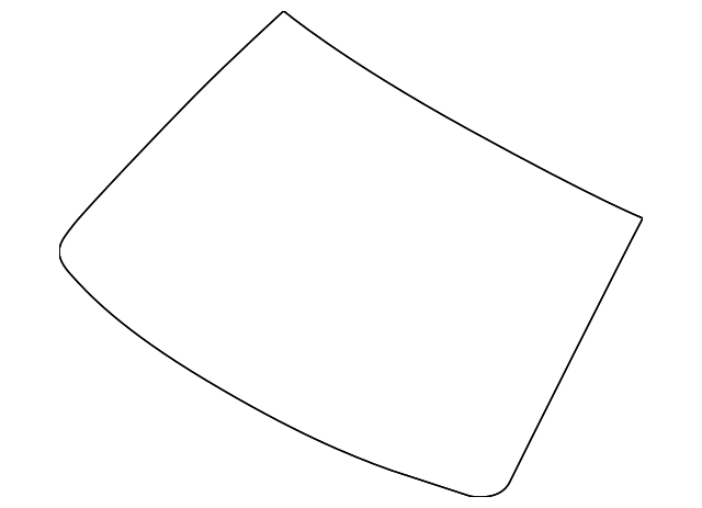 Windshield, Green, with Rain Sensor and Light Sensor - BMW X6 (G06) 2020-2023