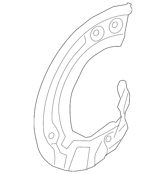 Splash Shield - BMW (34-10-6-861-799)