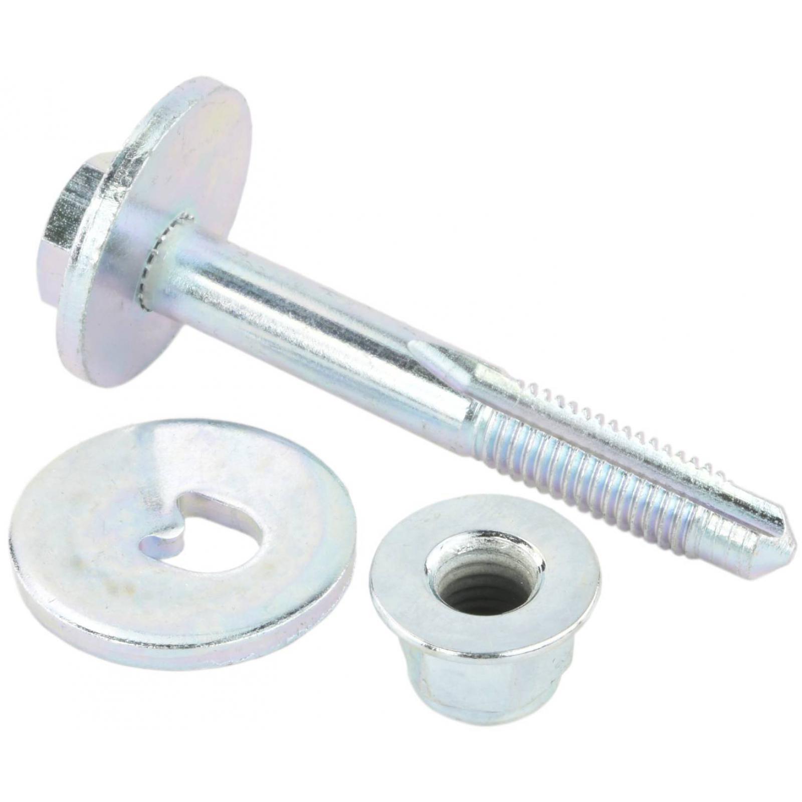 Camber adjusting eccentric bolt