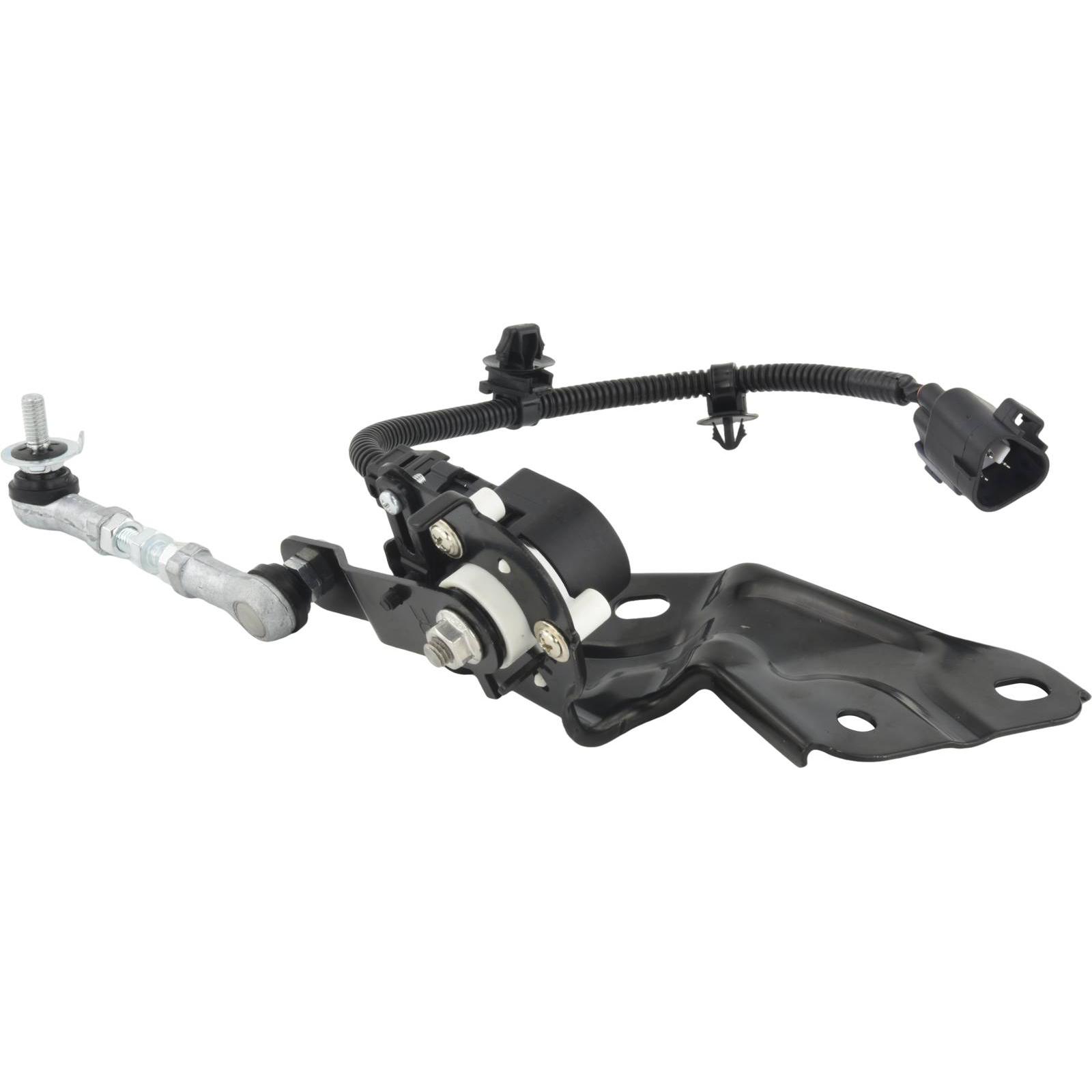 level sensor, rear right (with link, with bracket, with wiring)