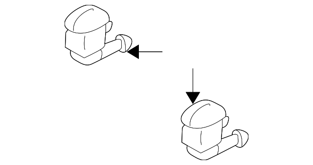 Windshield Washer Heated Spray Nozzle - BMW E39