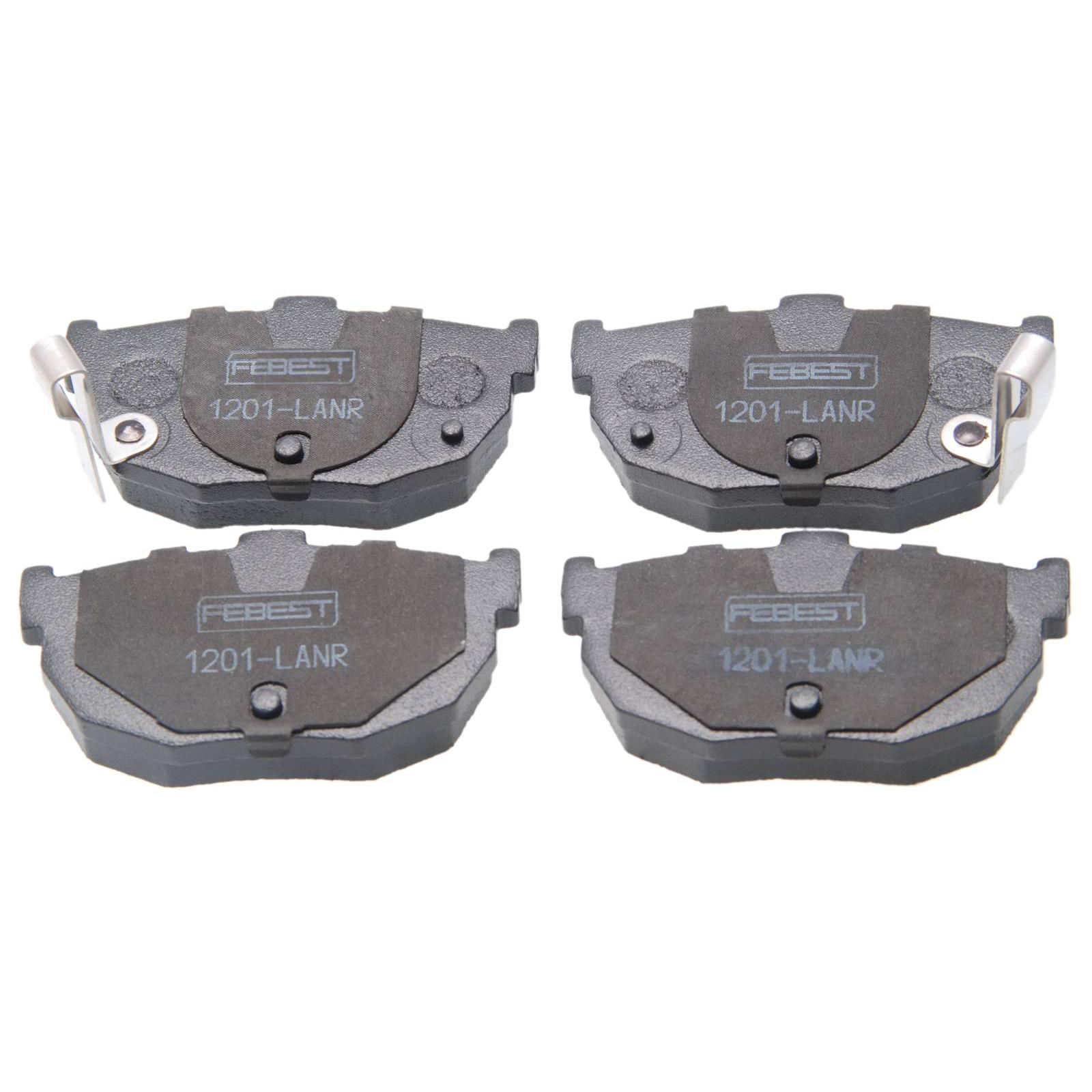 pad kit, disc brake, rear - kit (with anti squeal shim)