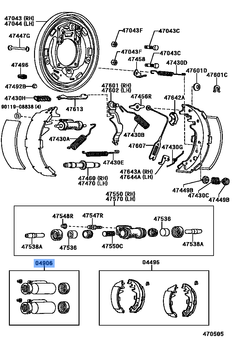 Kit Wheel Cylinder