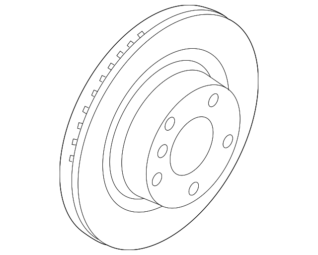 Brake Disc. Rear F20. F30. E90. E92