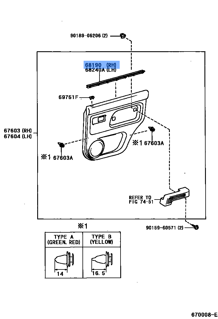Weatherstrip Assy, Rear Door