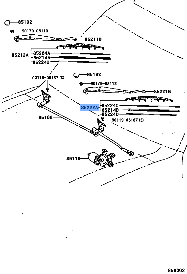 Lex-Front Wiper Lh Size 26