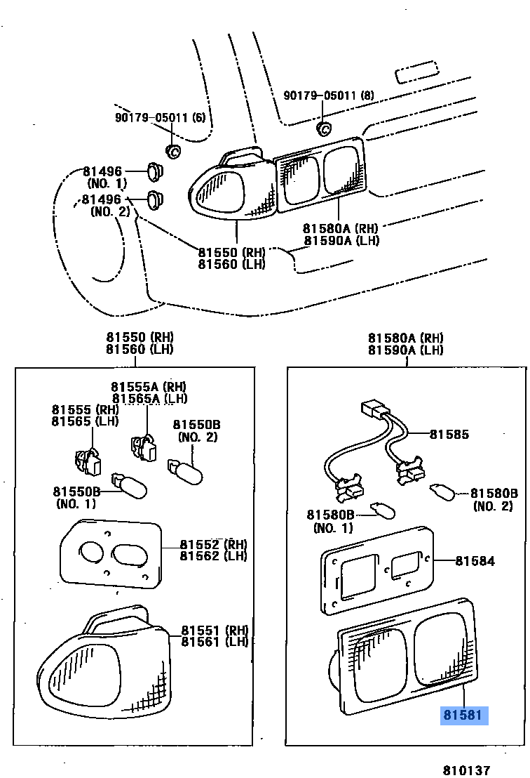 Lens, Tail Lamp Inner Rh
