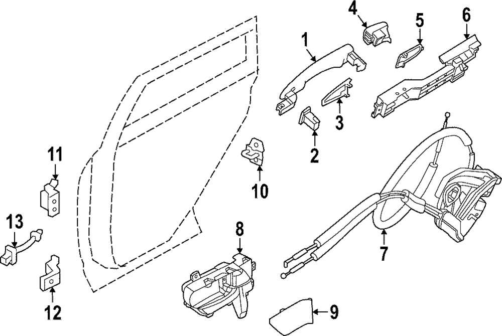 Grip-Outside Handle,Rh