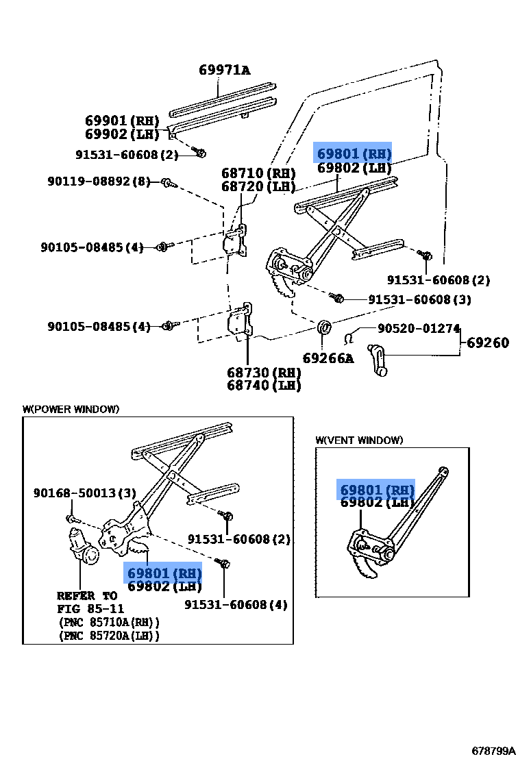 Regulator Assy, Door Window