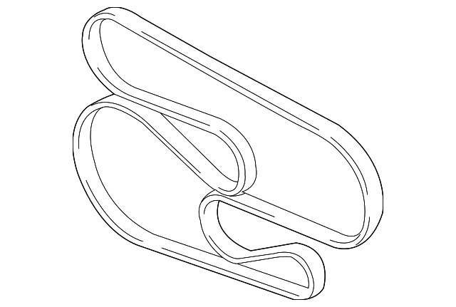 BMW Serpentine Belt (Alternator, Water Pump and Power Steering) - 335d E90 M57