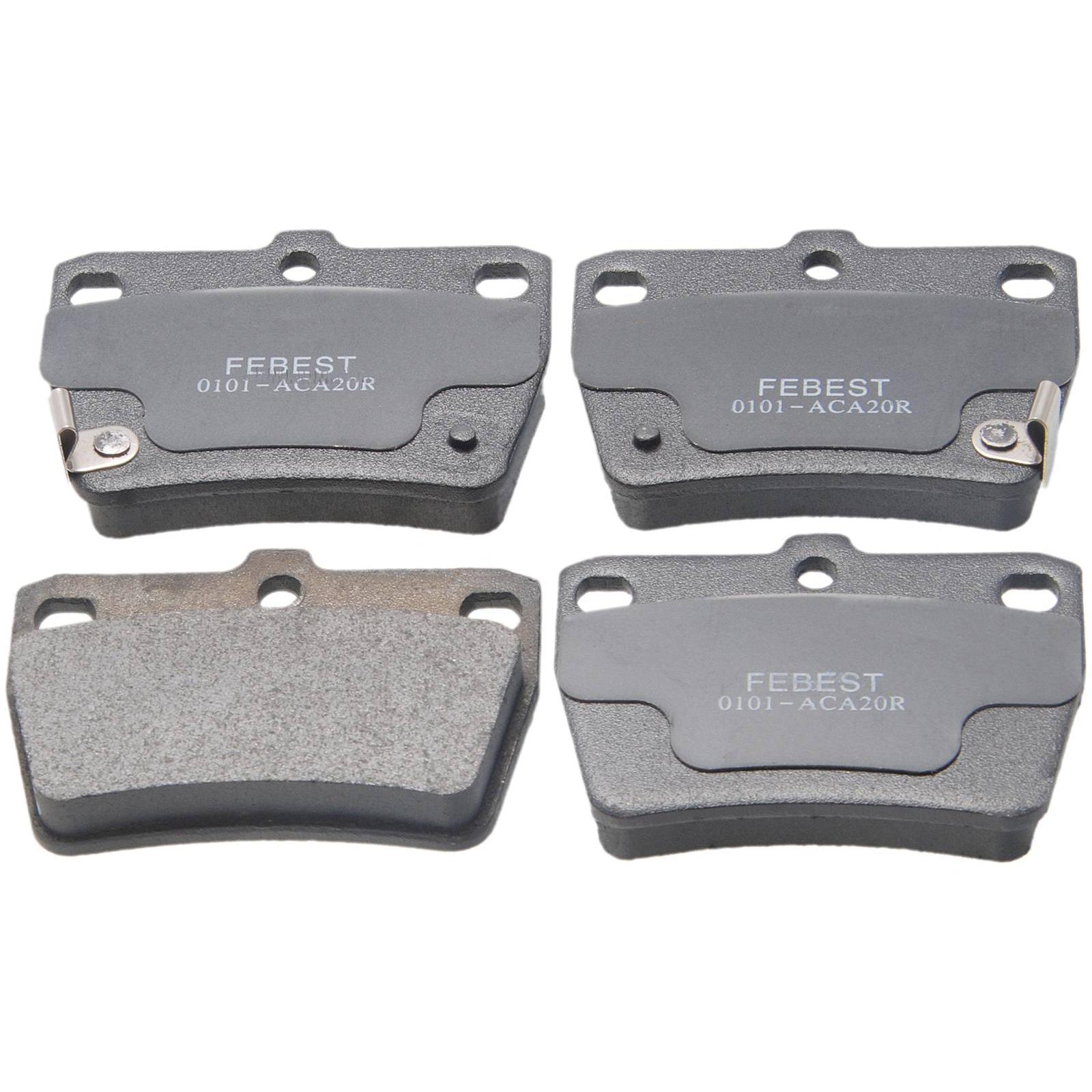 pad kit, disc brake, rear (with anti squeal shim)