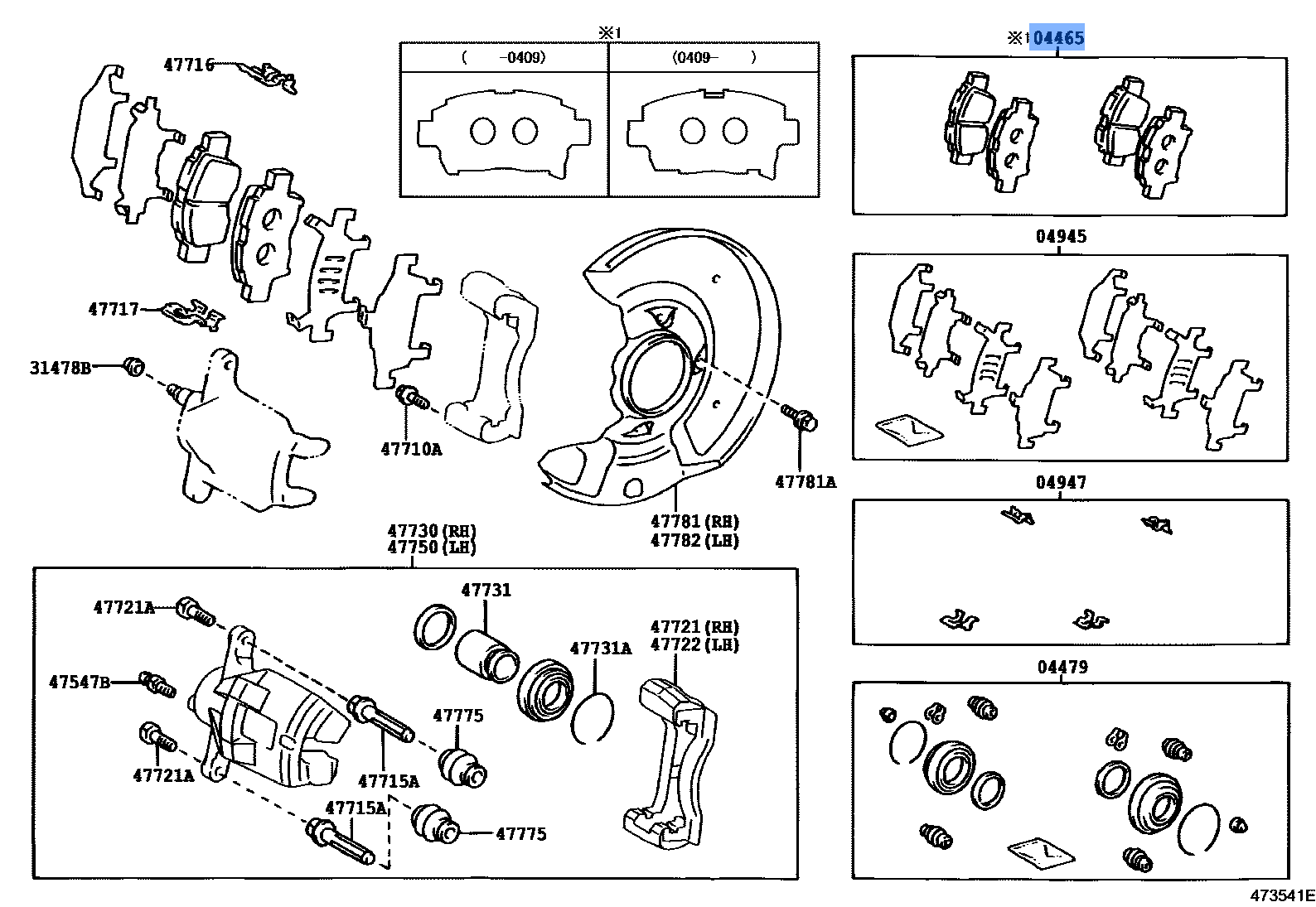 Pad Kit Disc Brake